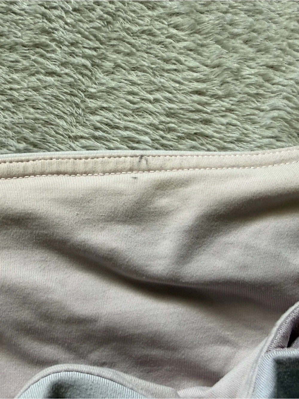 lululemon athletica Black Capris Leggings with White Waistband and Calf Accents